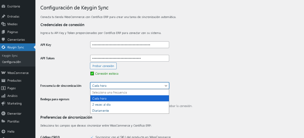 Frecuencia de sincronización